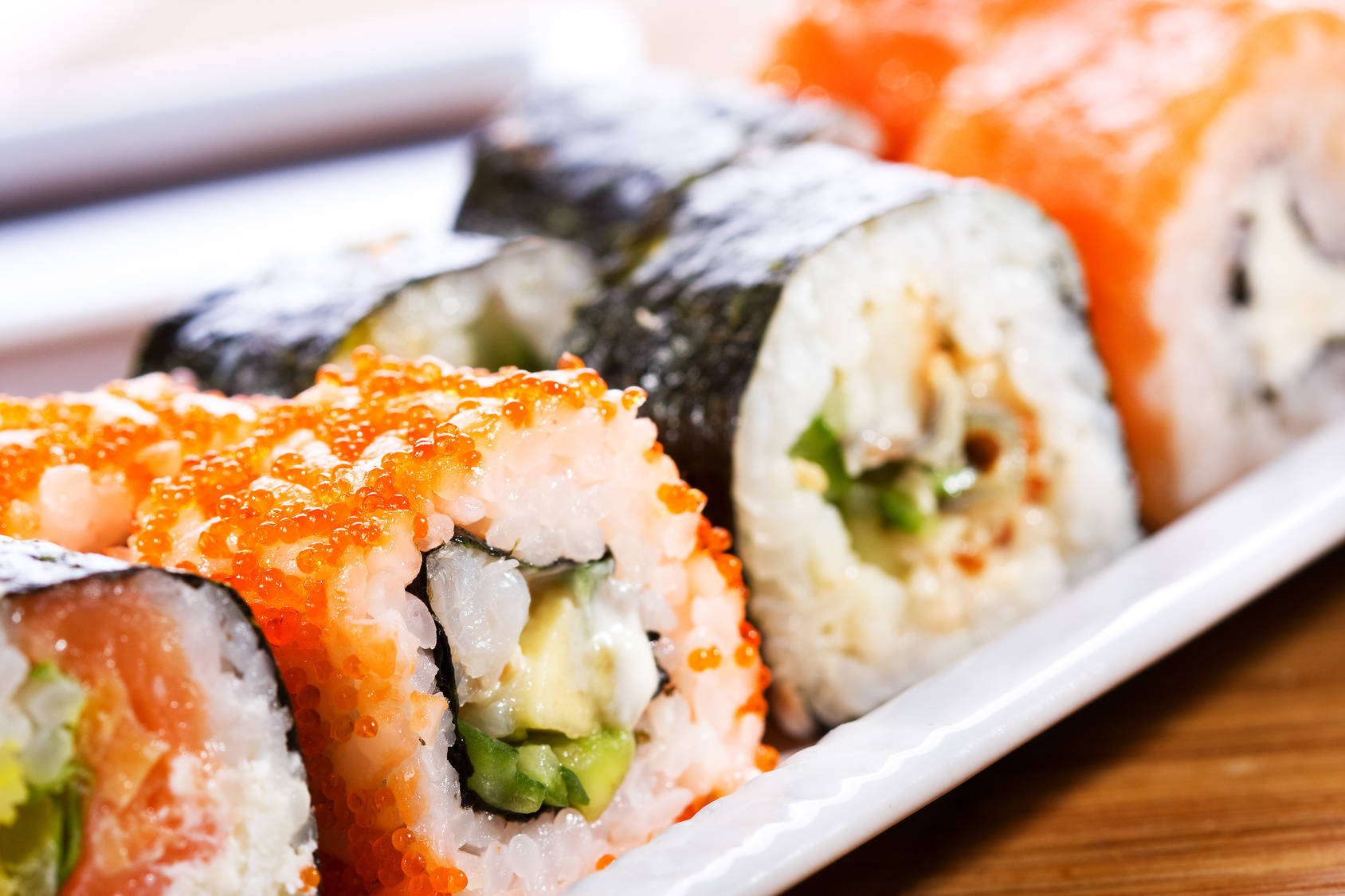 Ryżowe przekąski sushi Ryżowe przekąski sushi